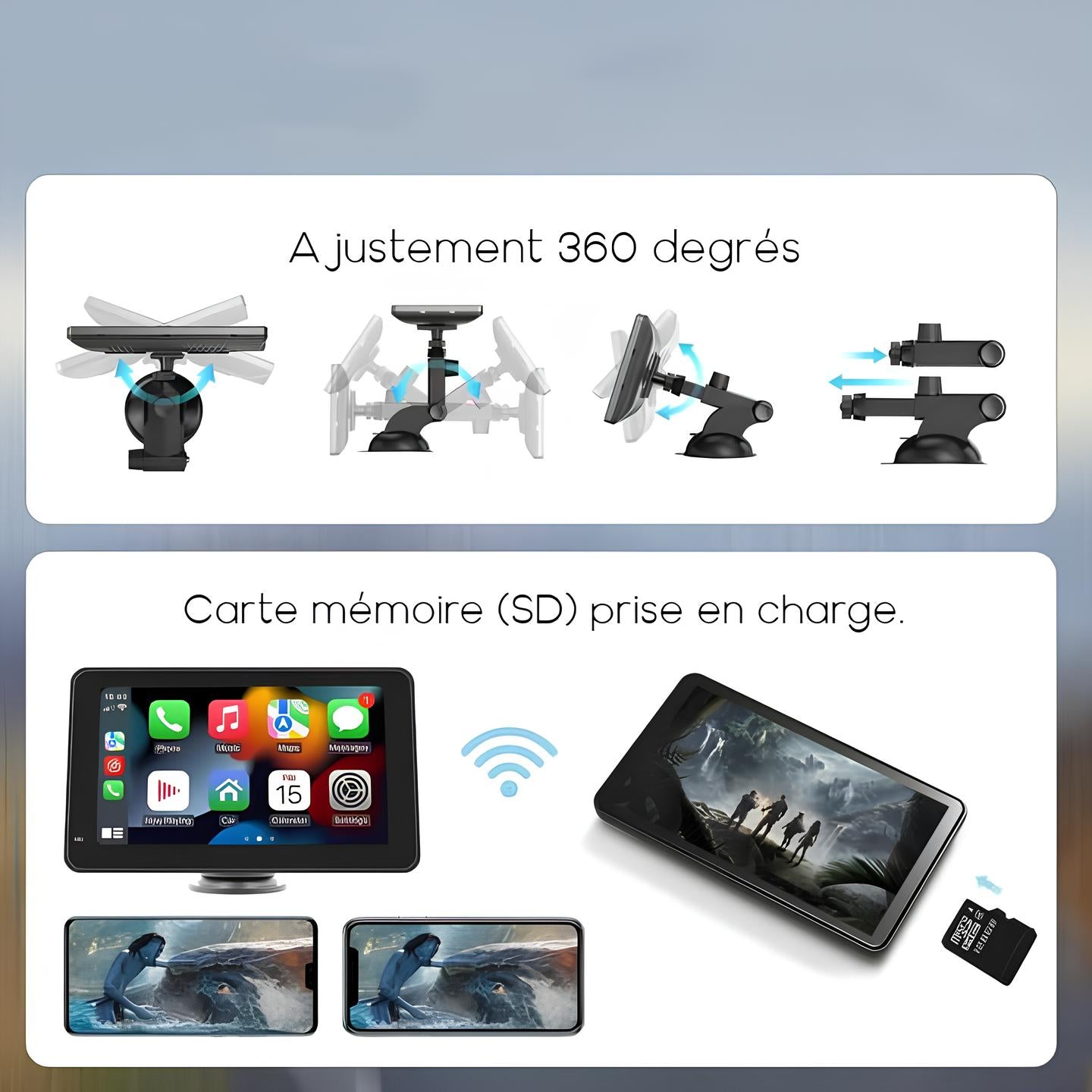 CarPlay Sans-Fil Instantané